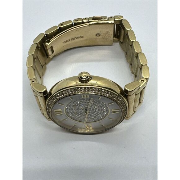 Michael Kors MK3332 Women's Gold Stainless Steel Analog Dial Quartz Watch JNA777 - Picture 6 of 11